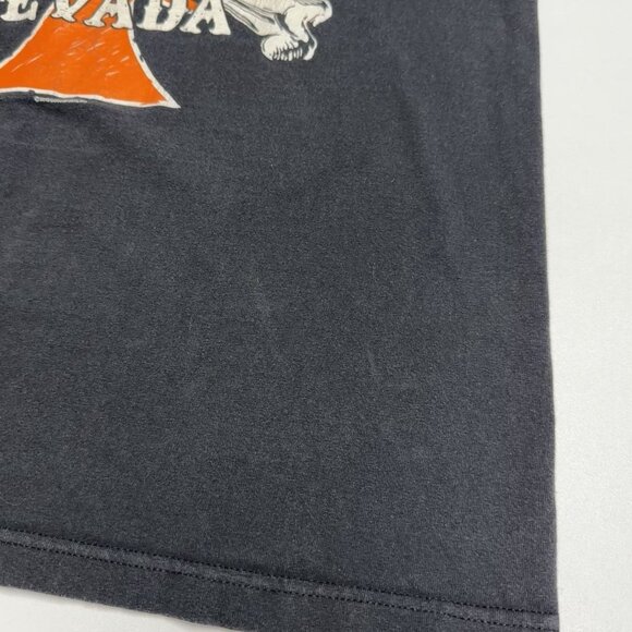 Laughlin Nevada Biker T Shirt Mens XL 23x29.5 Black Sleeveless Skull - Picture 8 of 11